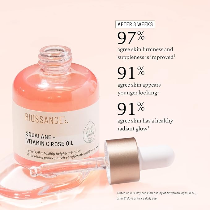 Biossance Squalane + Vitamin C Rose Oil (Original)