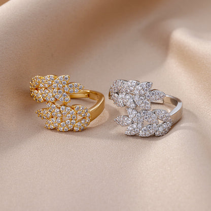 18K Gold & Diamond Ring For Women R4999MYD0001