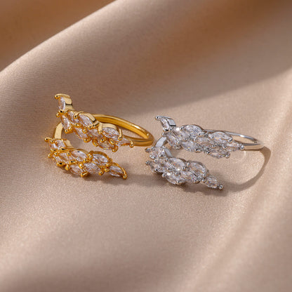 18K Gold & Diamond Ring For Women R4999MYD0001