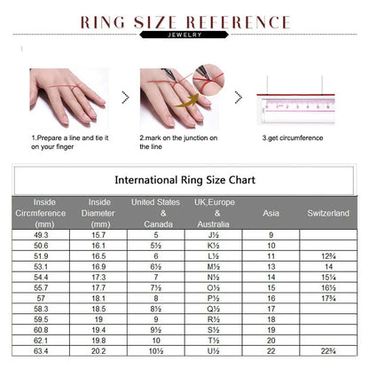 LESF Luxury 3 Carat D Color Moissanite Diamond 925 Sterling Silver Female Engagement Wedding Ring Round Cut Fine Jewelry