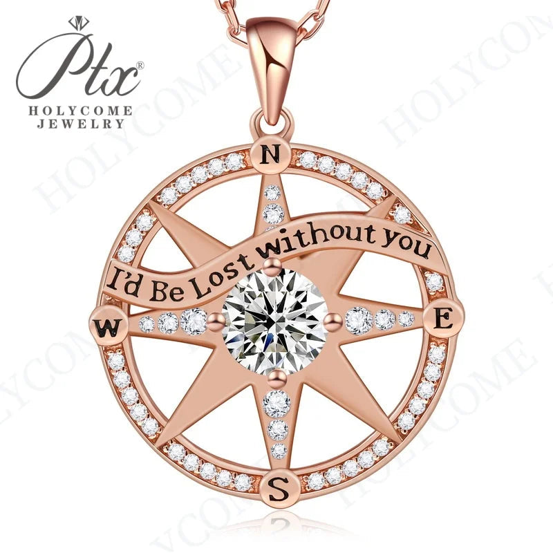 1CT D VVS Moissanite Pendant Necklace 925 Silver Women's Work Essential Great for Office Dates Parties Sparkle MB014 Pearl pulse Jewelry