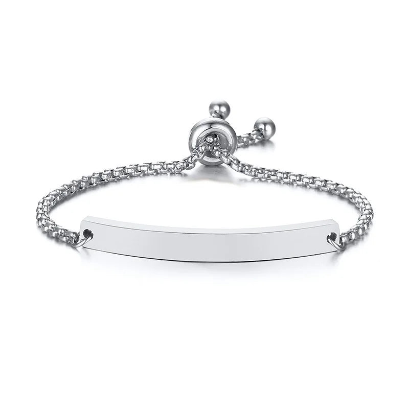 Custom Engrave Name Birth Date Bracelets,Personal Birthday Gift to Little Boy Girls BR-991S