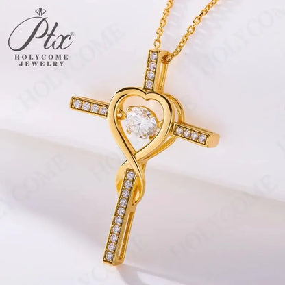 1CT D VVS Moissanite Pendant Necklace 925 Silver Women's Work Essential Great for Office Dates Parties Sparkle MB014 Pearl pulse Jewelry