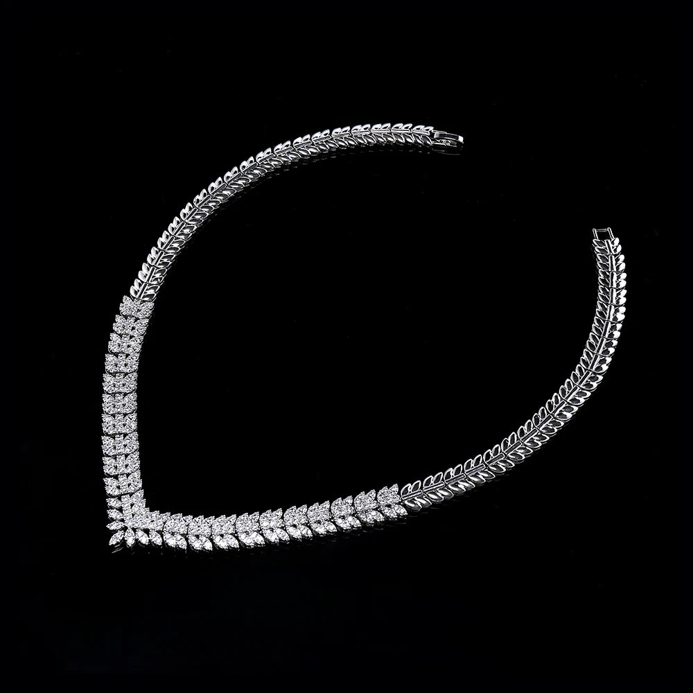 Hotsale  Bridal Jewelry Sets New Fashion Dubai Necklace Sets for Women Wedding Party Accessories