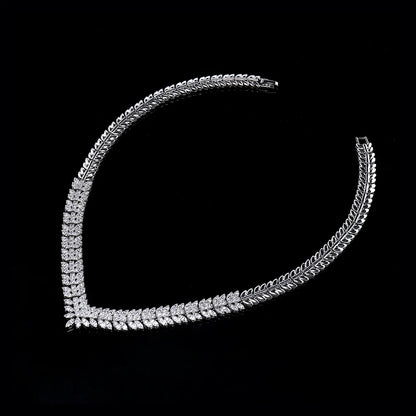 Hotsale  Bridal Jewelry Sets New Fashion Dubai Necklace Sets for Women Wedding Party Accessories