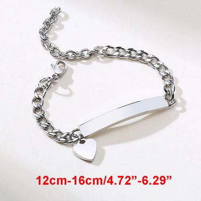 Custom Engrave Name Birth Date Bracelets,Personal Birthday Gift to Little Boy Girls Girl Boy BR-781S-12