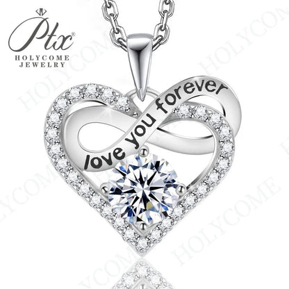 1CT D VVS Moissanite Pendant Necklace 925 Silver Women's Work Essential Great for Office Dates Parties Sparkle MB014 Pearl pulse Jewelry