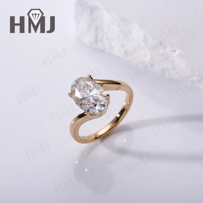 Wedding Rings 5ct Moissanite Diamond S925/10K/14K/18K Proposal Forever Exquisite Band Fine Jewelry Premium Gift Hypoallergenic