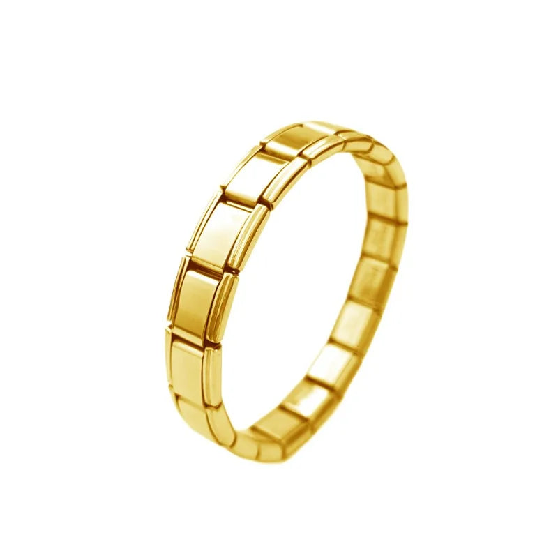 Crystalline Braided Gold Ring