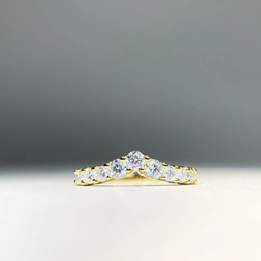 Luxur 100% Real 18k Gold Ring Moissanite With Certificate Luxury Wedding Jewelry For Women Summer Engagement Gift