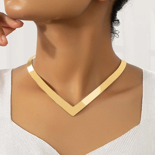 Gorgeous, sexy, exaggerated punk style collar, hip-hop rock Y2K necklace, party outfit, collarbone chain