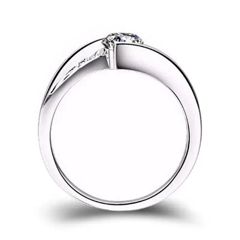New Hot Selling Silver Plated Stainless Steel Rings For Women