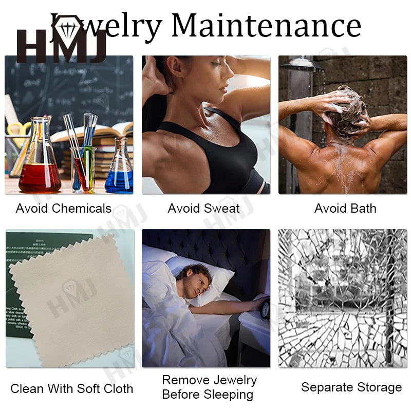 Wedding Rings 5ct Moissanite Diamond S925/10K/14K/18K Proposal Forever Exquisite Band Fine Jewelry Premium Gift Hypoallergenic