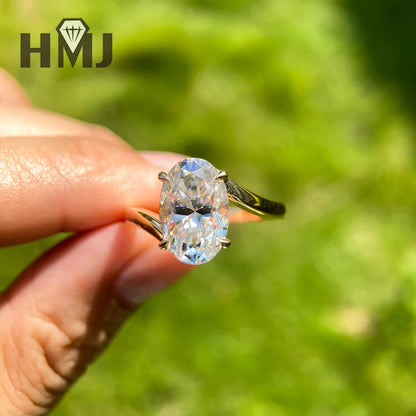 Wedding Rings 5ct Moissanite Diamond S925/10K/14K/18K Proposal Forever Exquisite Band Fine Jewelry Premium Gift Hypoallergenic