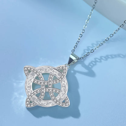 925 Thai Silver Classic Witch Knot Necklace