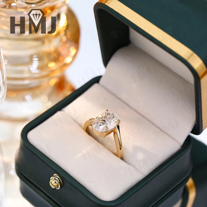 Wedding Rings 5ct Moissanite Diamond S925/10K/14K/18K Proposal Forever Exquisite Band Fine Jewelry Premium Gift Hypoallergenic
