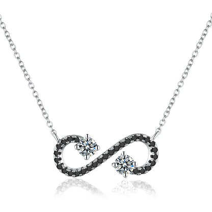 2025 New Necklace Noble Silver Color Classic Jewelry Trendy Wedding Pendants Engagement Necklaces for Women P152