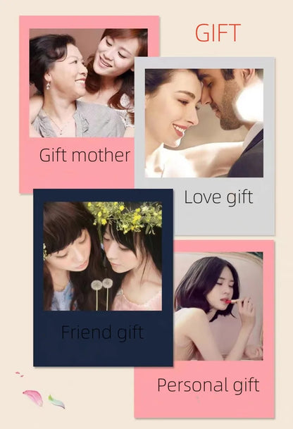 New Necklace 18k Gold Necklace Light Bead Gold Chain Women's Jewelry Necklace Wedding Party Gift Jewelry Lobster Clasp