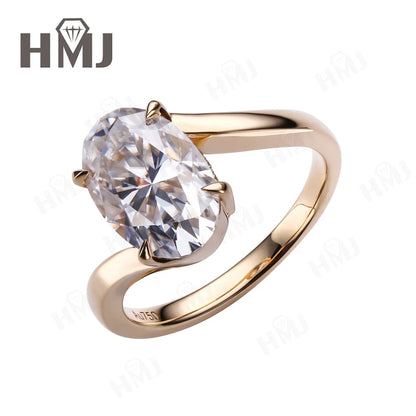 Wedding Rings 5ct Moissanite Diamond S925/10K/14K/18K Proposal Forever Exquisite Band Fine Jewelry Premium Gift Hypoallergenic