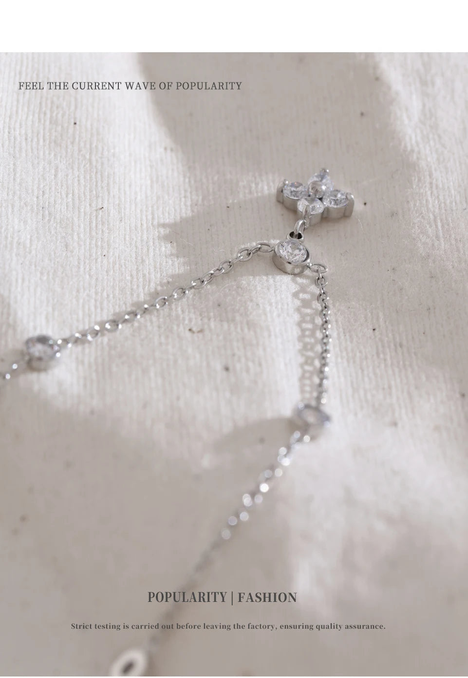 NiNice Necklaces for Women Stainless Steel Jewelry Original Heart Shaped Cubic Zirconia Pendant Engagement Wedding Gift Design