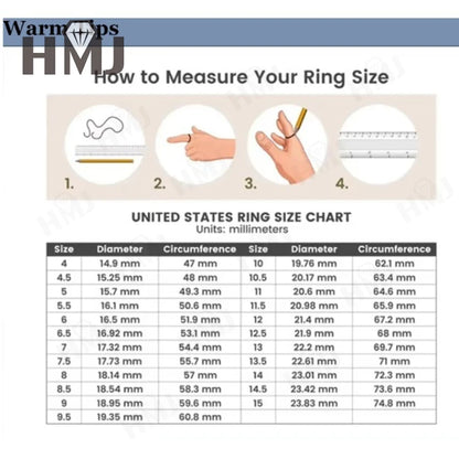 Wedding Rings 5ct Moissanite Diamond S925/10K/14K/18K Proposal Forever Exquisite Band Fine Jewelry Premium Gift Hypoallergenic