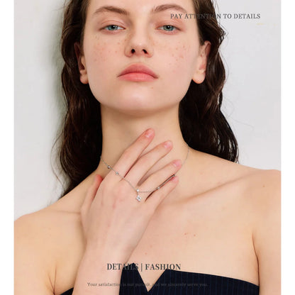 NiNice Necklaces for Women Stainless Steel Jewelry Original Heart Shaped Cubic Zirconia Pendant Engagement Wedding Gift Design