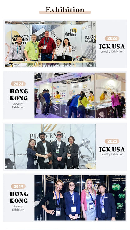 Provence Customized 10K 14K 18K Gold Lab diamond rings for women men Luxury Eternity Wedding Band rigns for Christmas Gifts