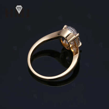 Wedding Rings 5ct Moissanite Diamond S925/10K/14K/18K Proposal Forever Exquisite Band Fine Jewelry Premium Gift Hypoallergenic