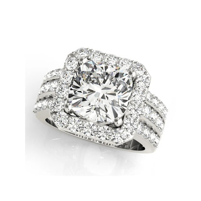 LESF Luxury 3 Carat D Color Moissanite Diamond 925 Sterling Silver Female Engagement Wedding Ring Round Cut Fine Jewelry