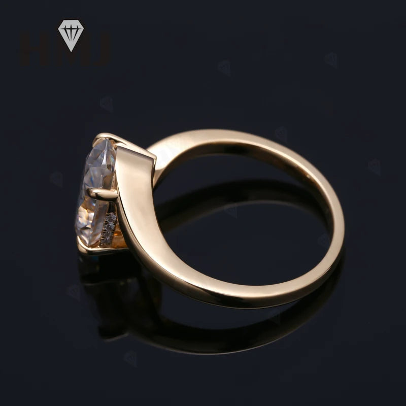 Wedding Rings 5ct Moissanite Diamond S925/10K/14K/18K Proposal Forever Exquisite Band Fine Jewelry Premium Gift Hypoallergenic