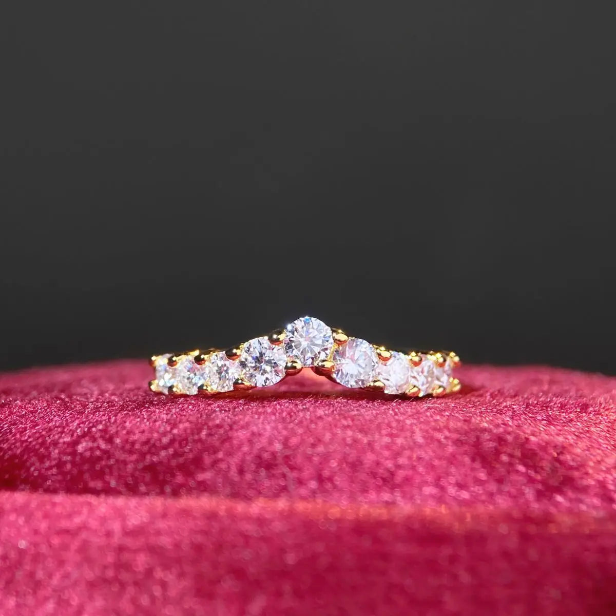 Luxur 100% Real 18k Gold Ring Moissanite With Certificate Luxury Wedding Jewelry For Women Summer Engagement Gift