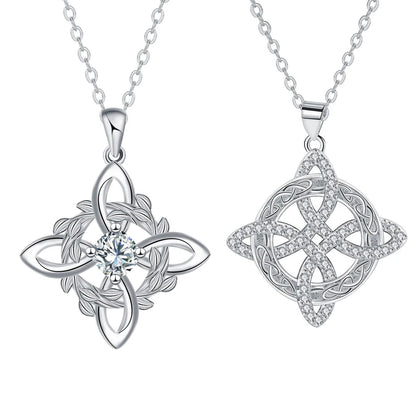 925 Thai Silver Classic Witch Knot Necklace