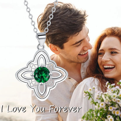 925 Thai Silver Classic Witch Knot Necklace