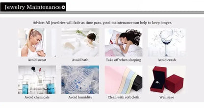 Exquisite Simulation Aquamarine Two-Piece Rings Pendant Necklaces For Women Engagement Bridal Gift Jewelry Sets For Women