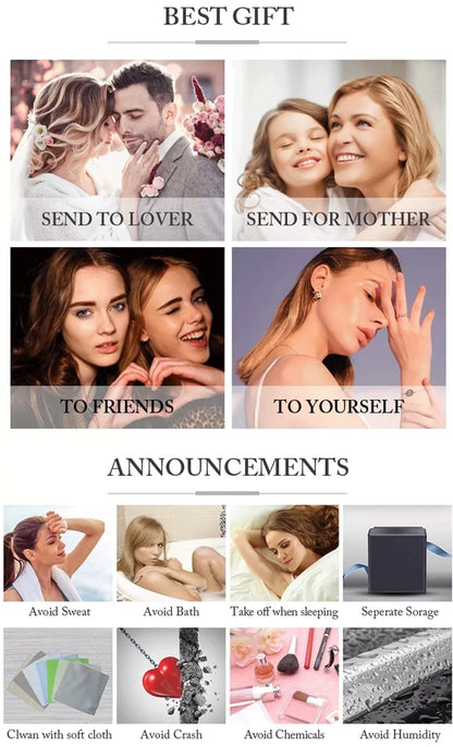 Luxury 10Carat Large Moissanite Diamond Ring 925 Silver Plated 18K Gold Eternity Engagement Ring  for Women Wedding Bridal Band