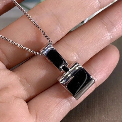 Ne'w Crystal Cubic Zirconia Engagement Necklace for Women High-quality Silver Color Accessories Luxury Female Jewelry Gifts